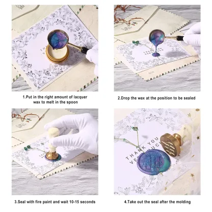 25mm Wax Sealing Stamp for DIY Art Craft Wedding Invitations Decor