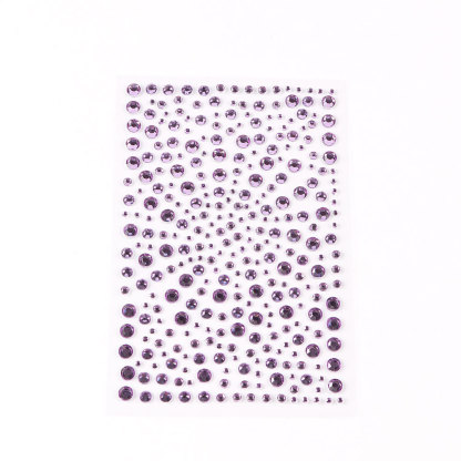 5 Pcs/Set Colored Diamond Decorative Stickers