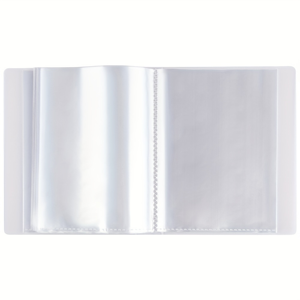 A6 Size Clear Sticker Photo Storage Album With 40 Pages Folder Bags