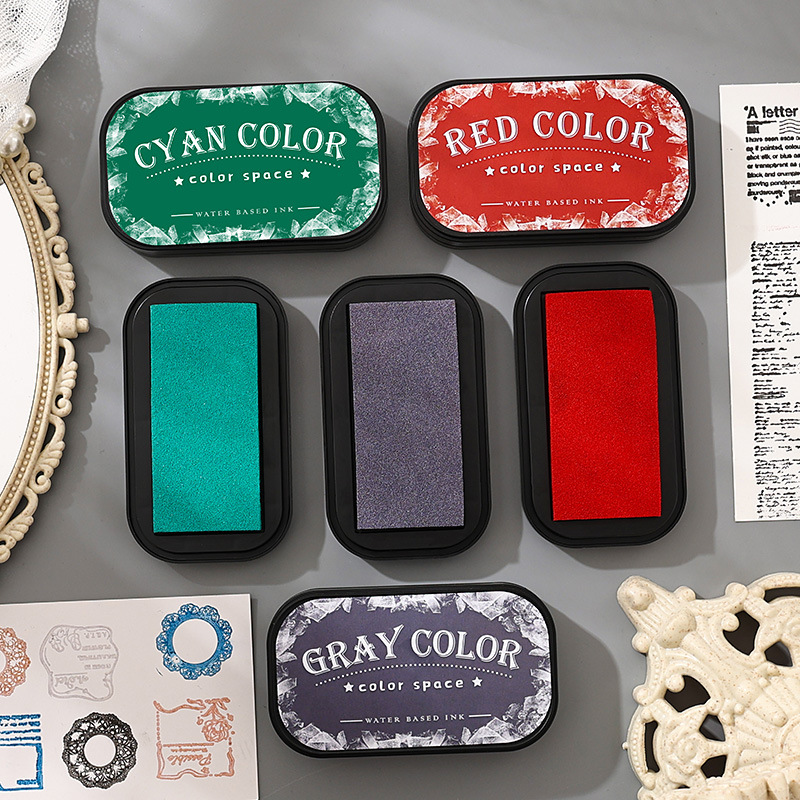 12 colors Water-based ink Scrapbook ink pad