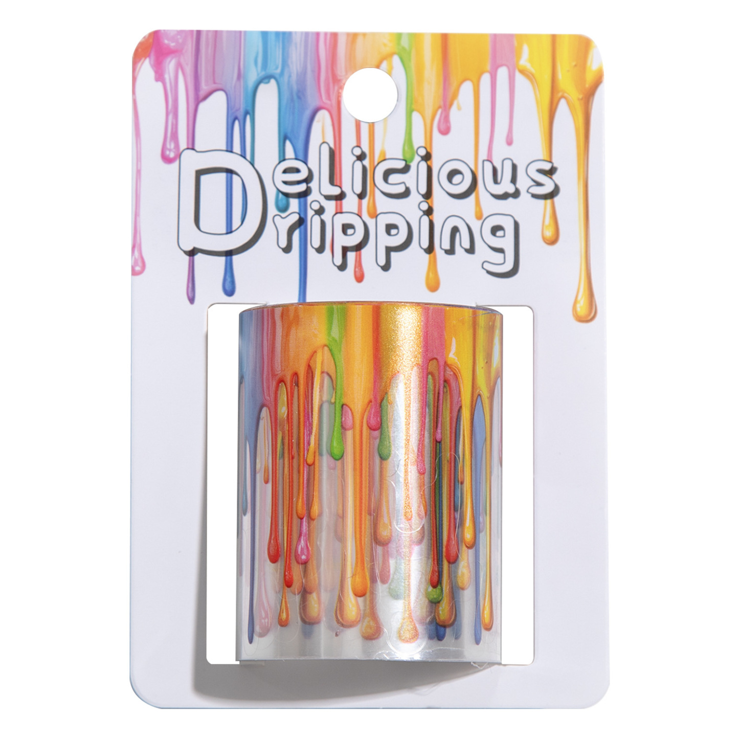 Pre-cut cake jam cream dripping theme bullet journal decoration PET tape 1.97 inch * 78.74 inch