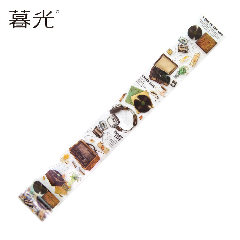 50mm*2m PET tape retro suitable for scrapbook decoration crafts Junk journal