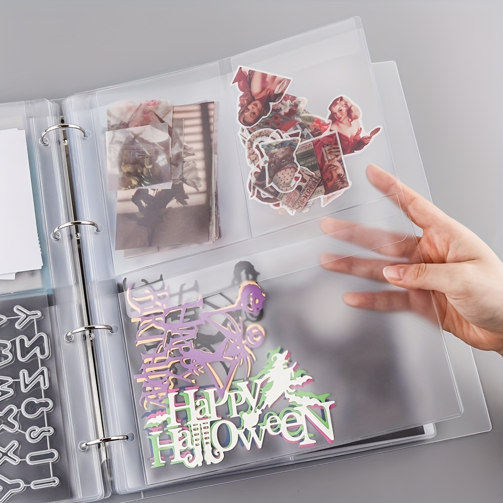 A4 Size Die And Stamp Storage Folder Storage Book Binder Pockets Bags