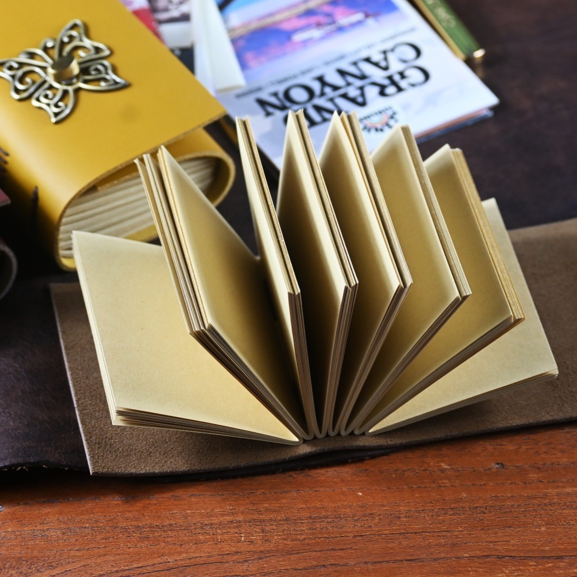 A7 Mini Vintage CowHide Cover Journal