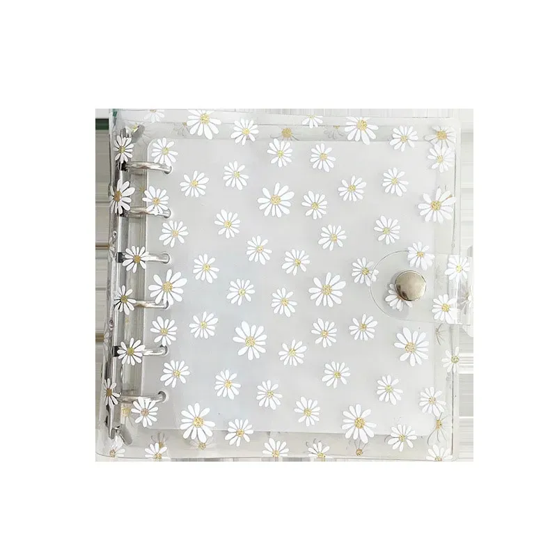 A7 PVC Transparent 6 loose leaf Binder