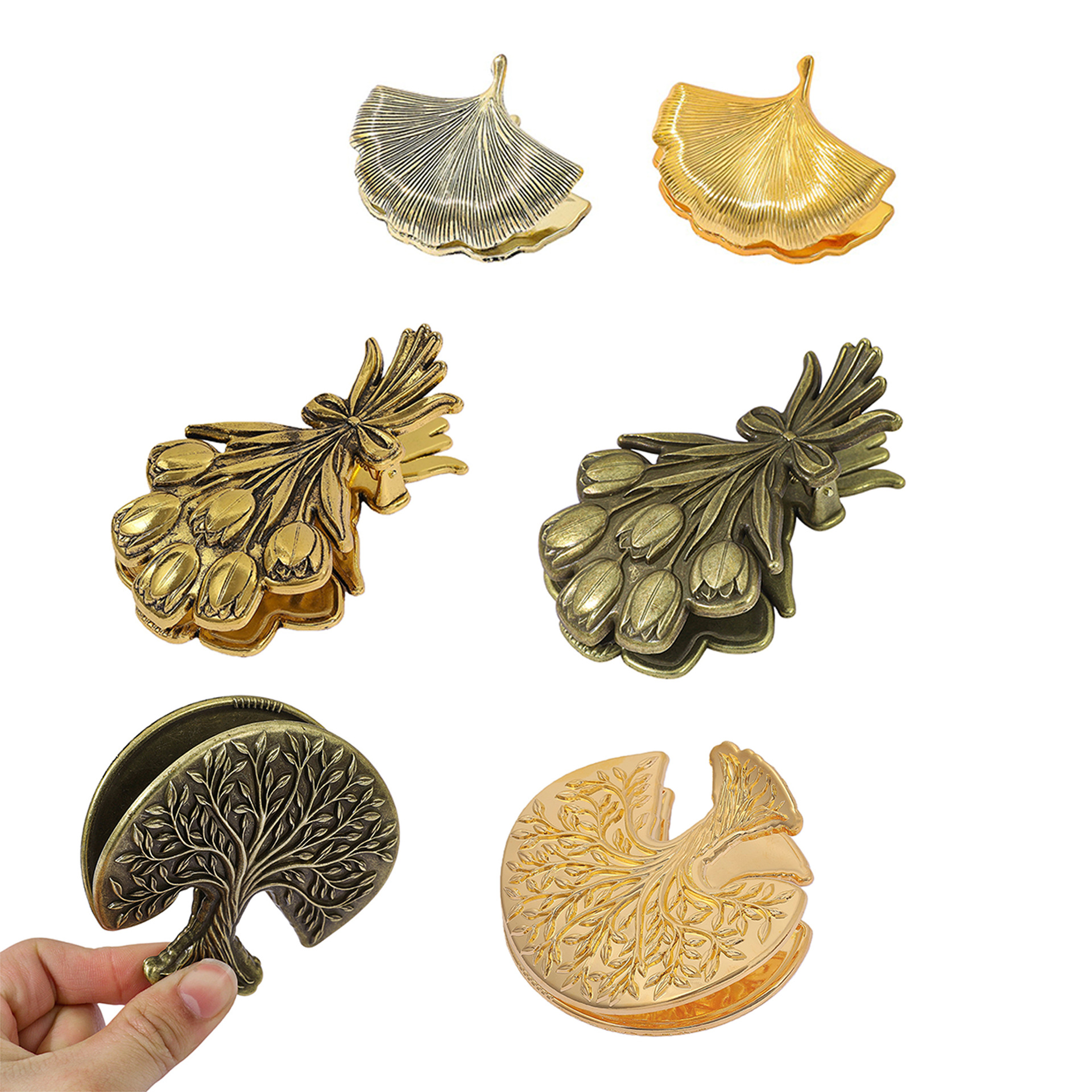 1Pc Vintage Metal Wax Seal Holder Tray| Botanical Series