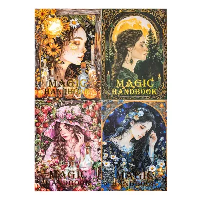 20pcs/book Magic themed large sticker book