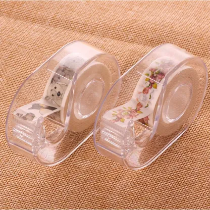 Clear Plastic Table Top Tape Dispenser