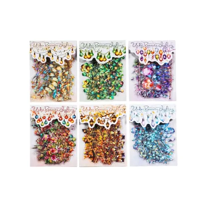 12pcs/Pack Lighting Theme Shell Light Sticker