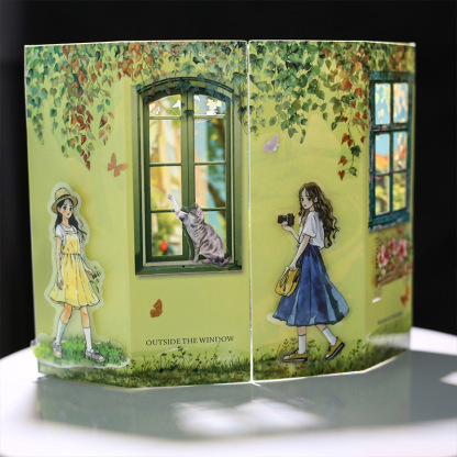 30Pcs/Pack City Scenery Theme Paper