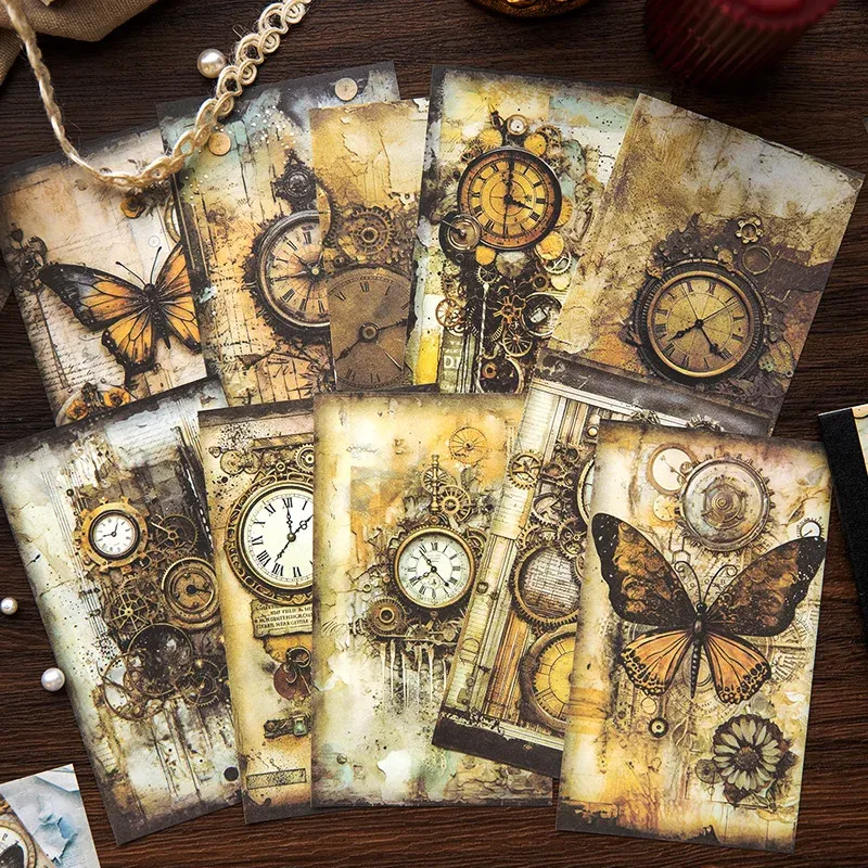 40pcs/lot Memo Pads floating life and flowers Background Material Paper