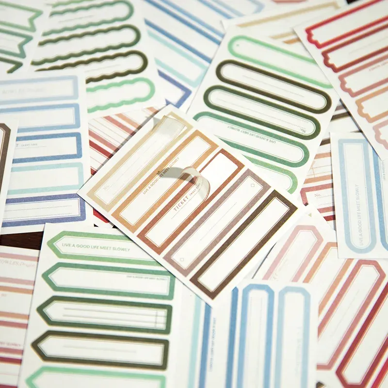 30pcs/1lot Misty diary frame Scrapbook Sticker