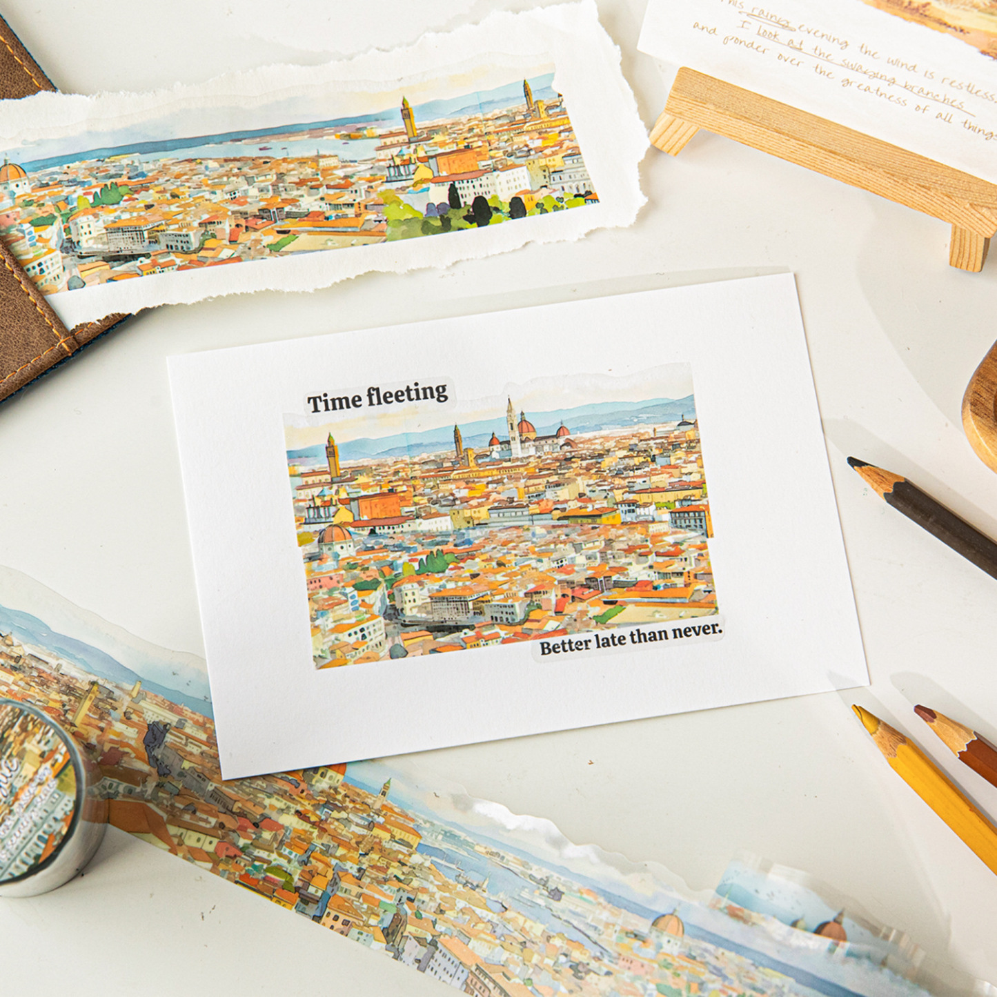 Travel Architecture Scenery Elements PET Tape 1.77*78.74 inch