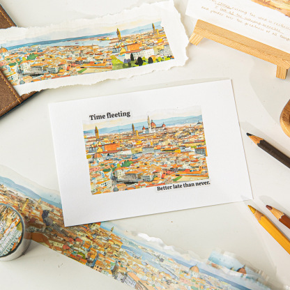 Travel Architecture Scenery Elements PET Tape 1.77*78.74 inch