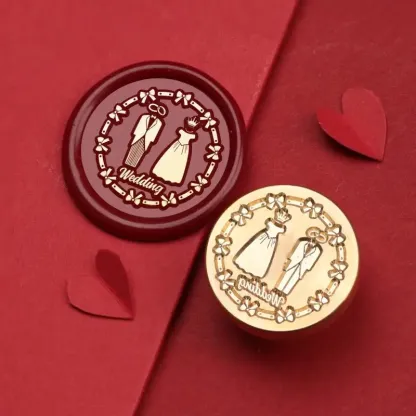 Valentine'S Day Wedding Red Series Seal Wax Stamps