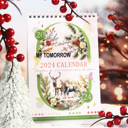 20Pcs/Pack Winter Holly Christmas Tree Flowers Branch Theme Scrapbook PET Stickers