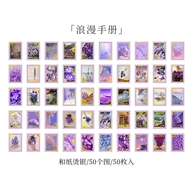 50pcs/lot KSpring Stamp Theme Stickers
