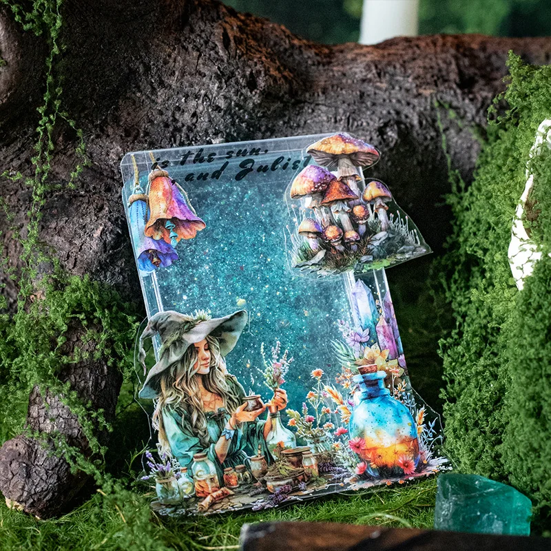 20pcs/book Magic themed large sticker book