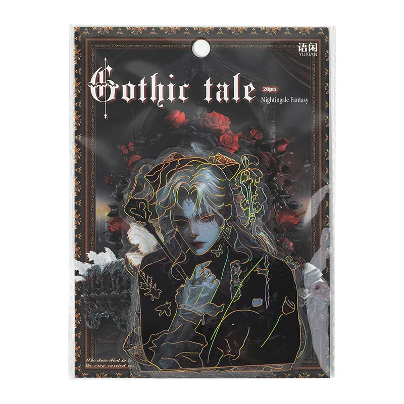 20 pcs/lot Gothic legend PET Stickers
