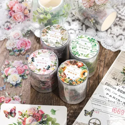 Garden Flower Theme Washi Tape