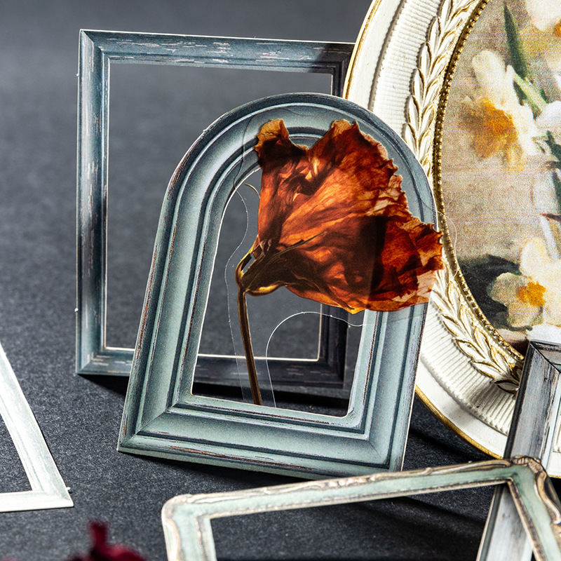 20Pcs/Pack Retro Plant Frame Theme Material Paper