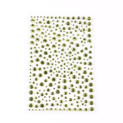 5 Pcs/Set Colored Diamond Decorative Stickers