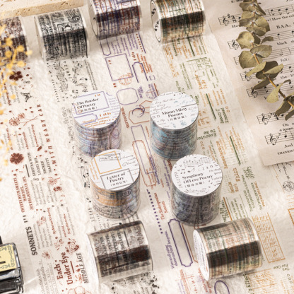 Text Phrase PET Tape 1.57 × 78.74 inche