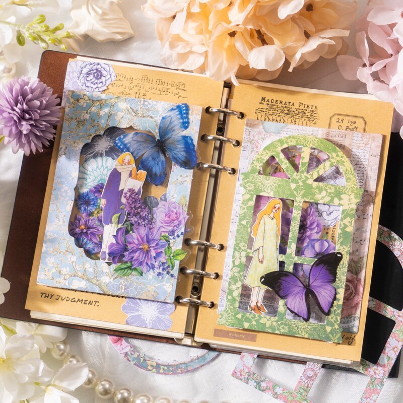 10pcs/pack Aesthetic Scrapbooking Scene Theme-JournalTale
