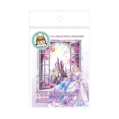 20pcs/lot Fantasy castle window themed PET sticker