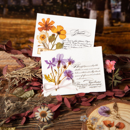 50Pcs/Pack Flower Plant Theme PET Stickers