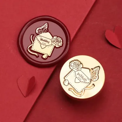 Valentine'S Day Wedding Red Series Seal Wax Stamps