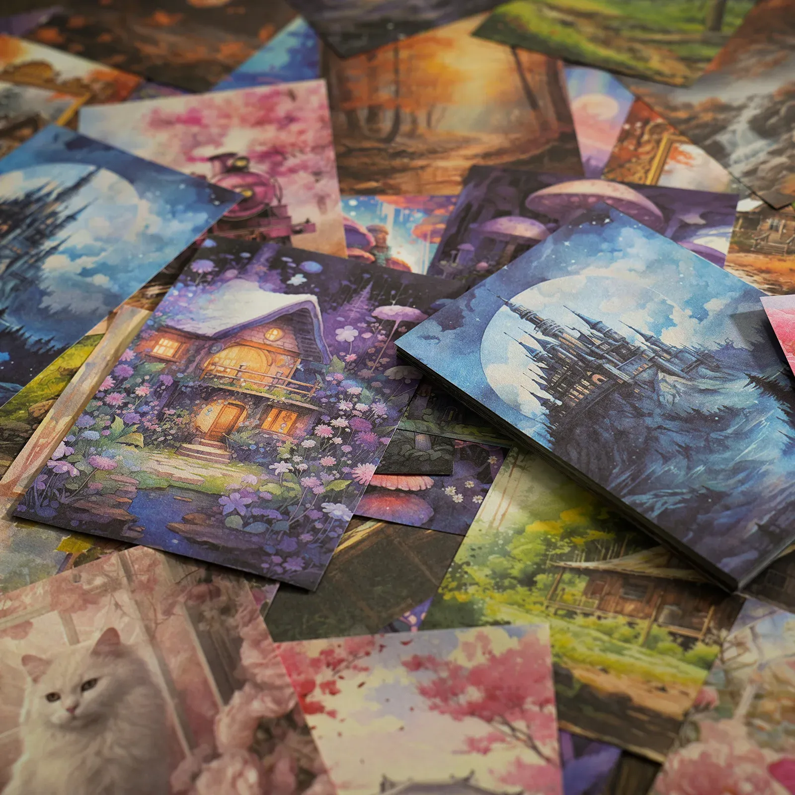 30sheets Retro secret landscape theme Material Paper
