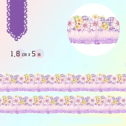 Washi Tape Starry Lace Night Sky Curtain Basic Collection