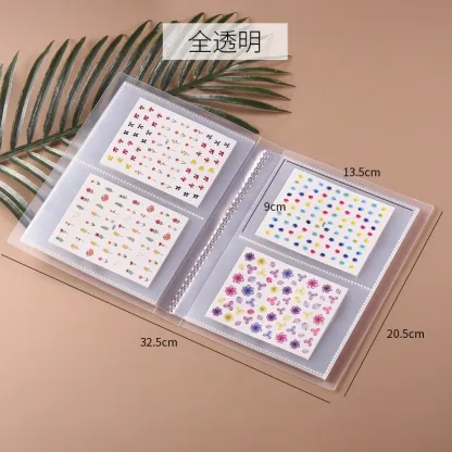 20-sheet sticker collection waterproof storage book