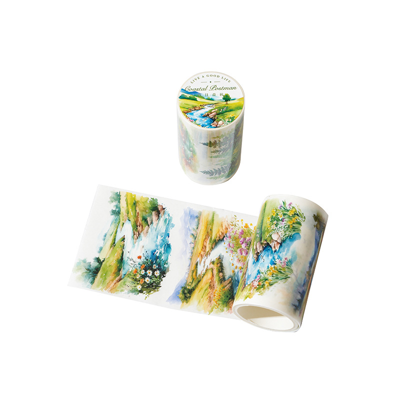 70mm*2M Landscape Theme Washi Tape