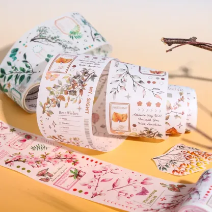 60mmx2m Natural Plant Theme PET Tapes