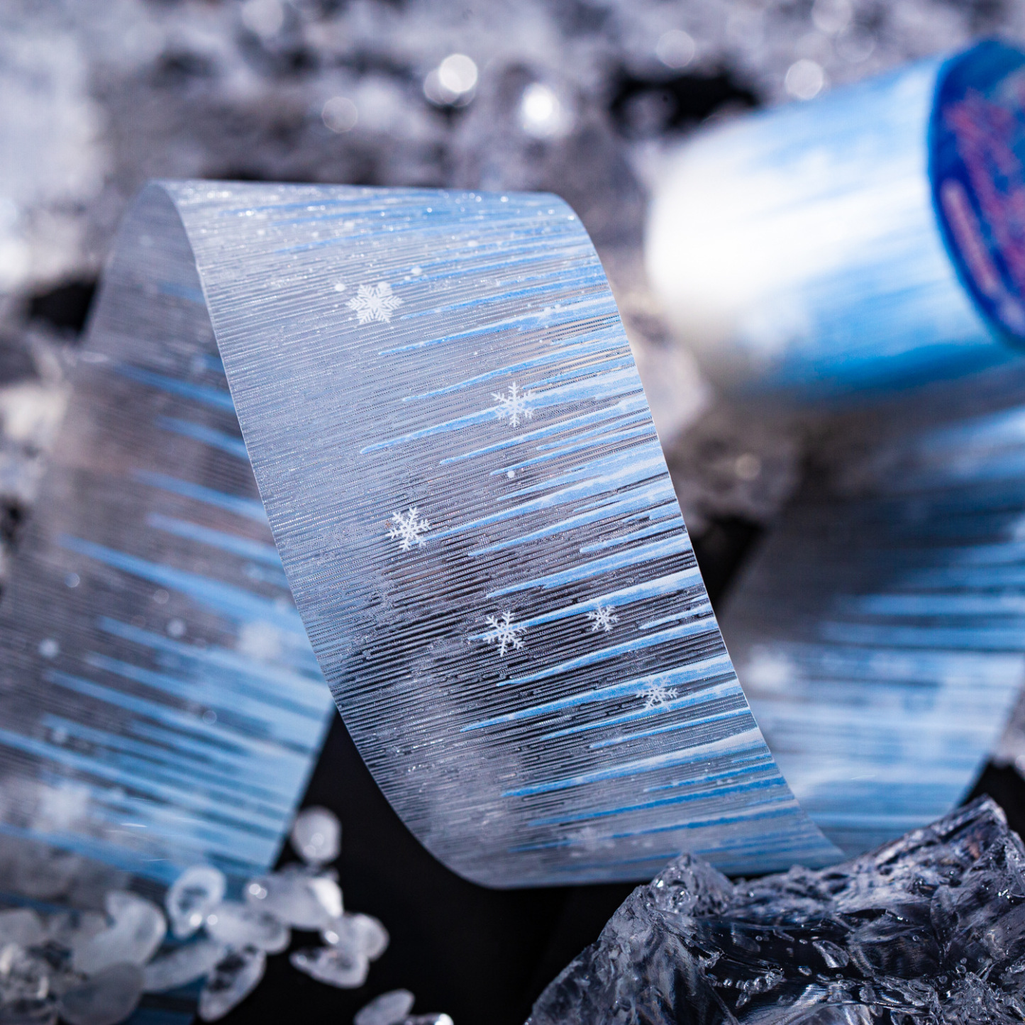 40mm*2M Winter Snow Melting Theme PET Background Tape