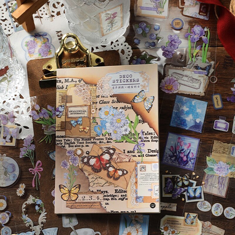 20Pcs Vintage INS Collage PET Sticker Book-JournalTale