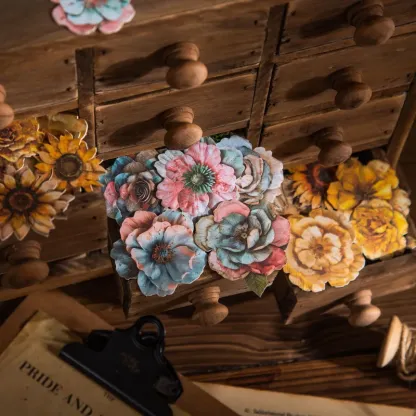 20pcs/1lo Flowers Collection Stickers