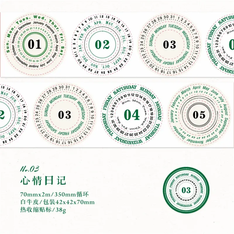 Tearable Text Frame Note Tape