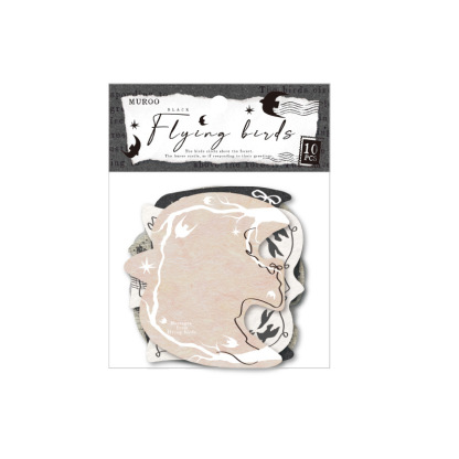 10Pcs Vintage Flower Butterfly Writable Paper