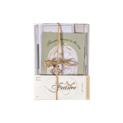 100pcs/Pack Retro Collage Theme Large Stickers