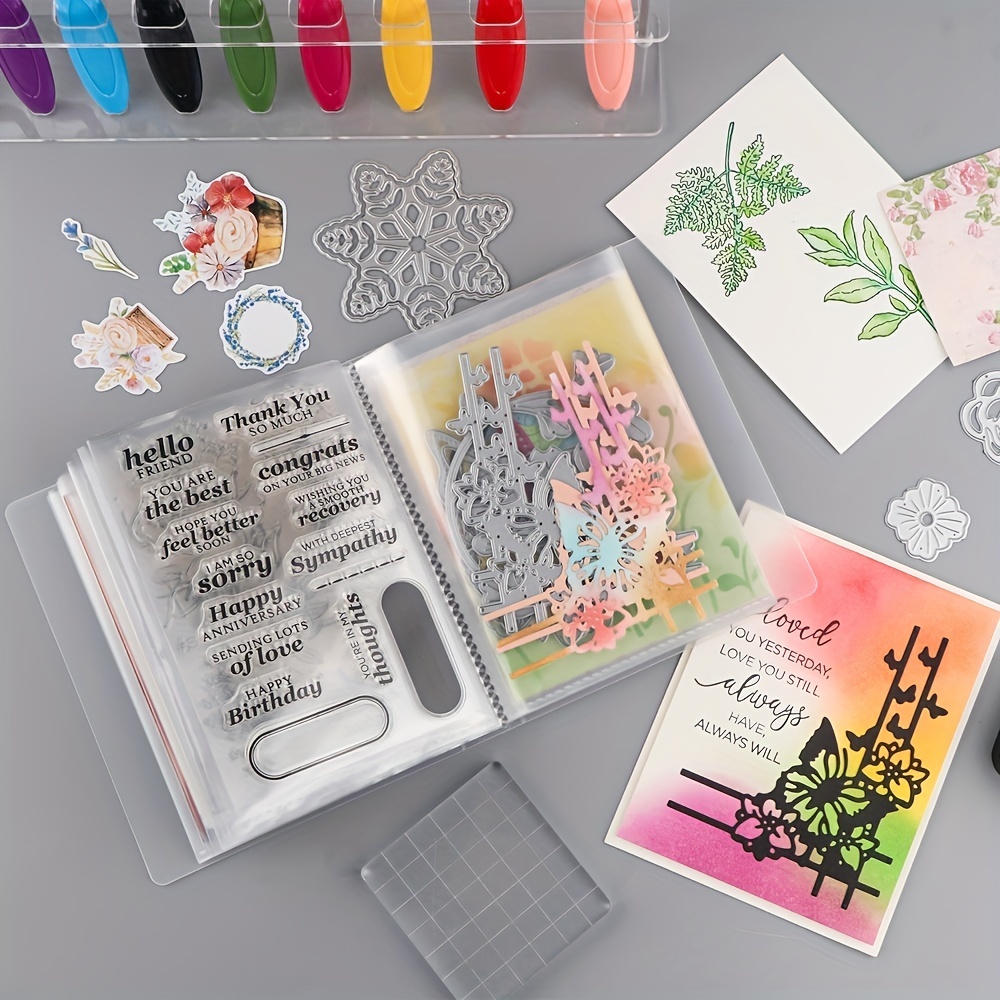 A6 Size Clear Sticker Photo Storage Album With 40 Pages Folder Bags