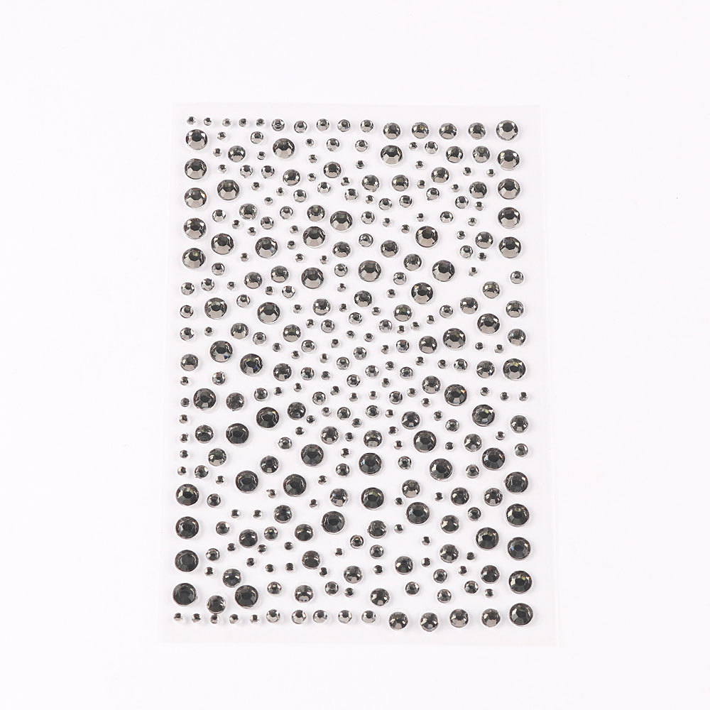 5 Pcs/Set Colored Diamond Decorative Stickers