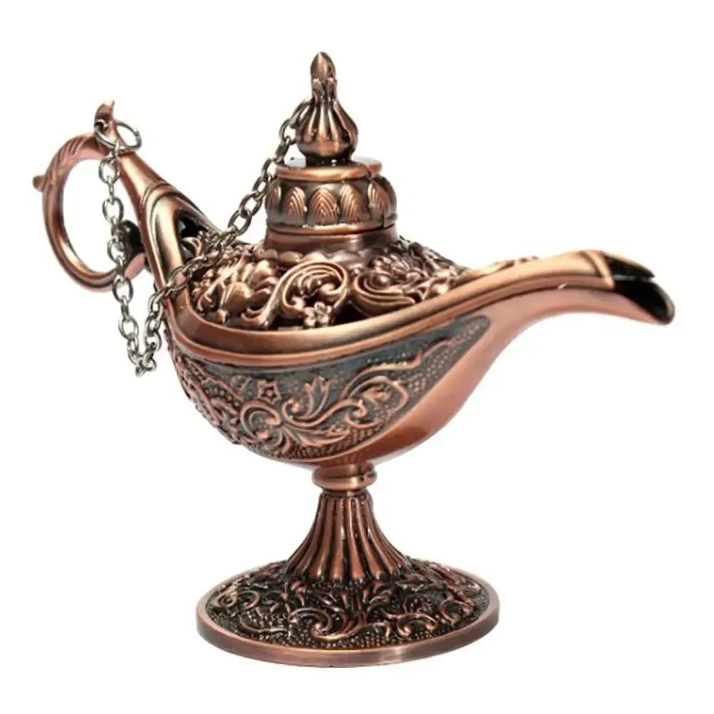 Aladdin Lamp Traditional Hollow Magic Wishing Lamp