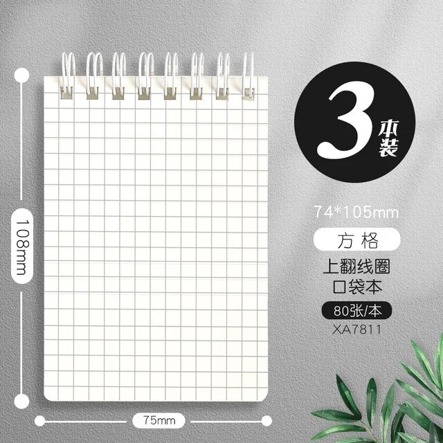 A7 Small Notebook Portable Mini Memo Pocket Book 