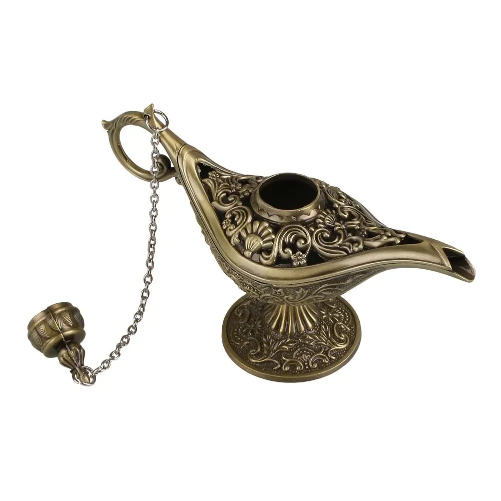 Aladdin Lamp Traditional Hollow Magic Wishing Lamp