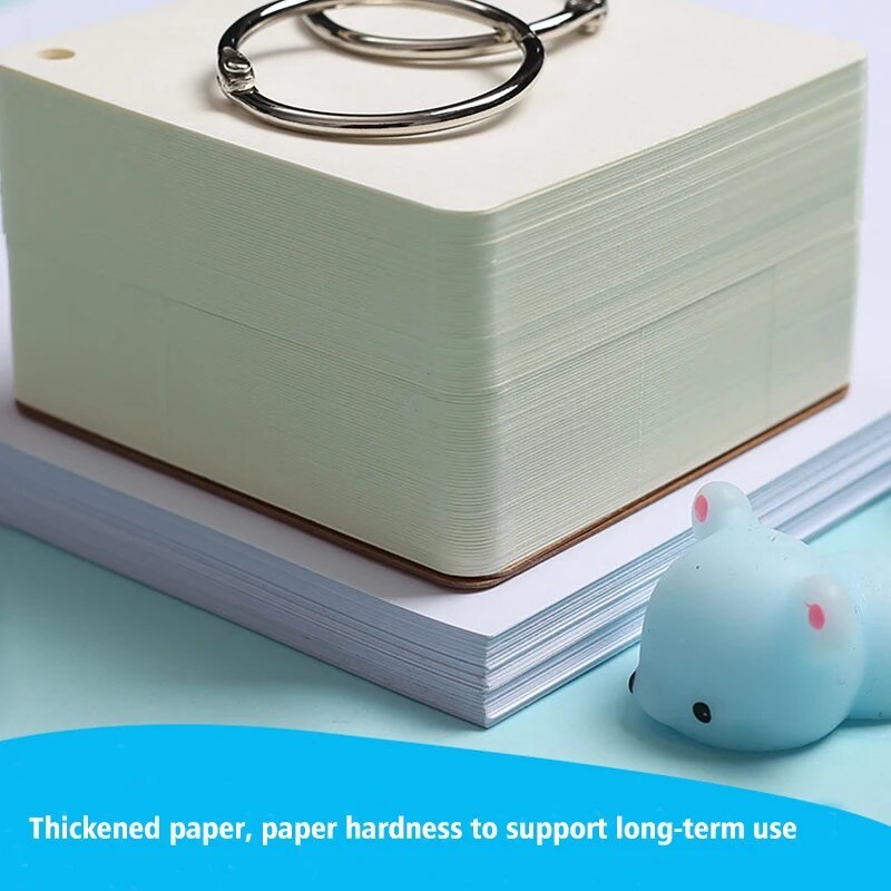 100 Blank card 4 lines 3 grid card Hard word card