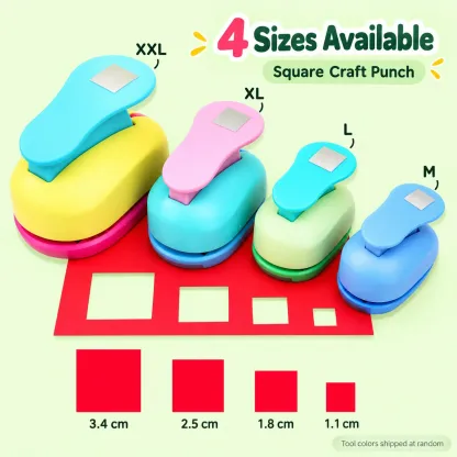 1Pc Craft Tag Frame Paper Punch Tool