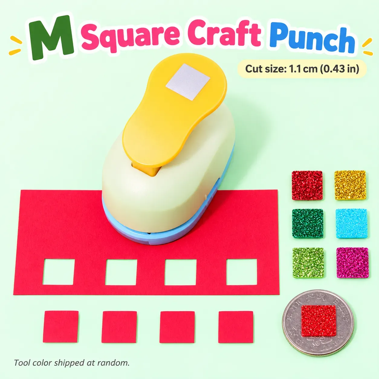 1Pc Craft Tag Frame Paper Punch Tool